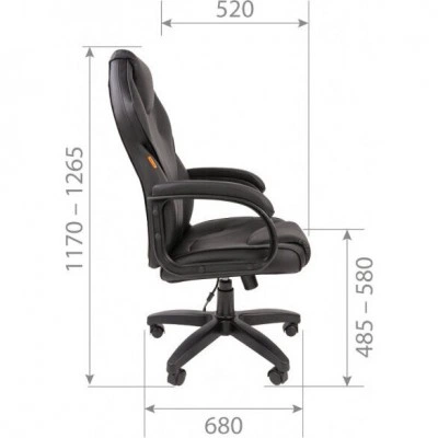 Кресло Chairman 299 черный (7062450) Кресло Chairman 299 черный (7062450)