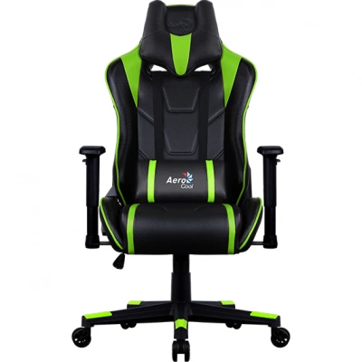 Кресло Aerocool AC220 AIR-BG черный/зеленый (AC220 AIR-BG) Кресло Aerocool AC220 AIR-BG черный/зеленый (AC220 AIR-BG)