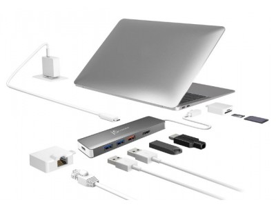 Док-станция j5create USB-C Modular Multi-Adapter with 2 Kit (JCD375)