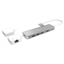 Док-станция j5create USB-C Modular Multi-Adapter with 2 Kit (JCD375)