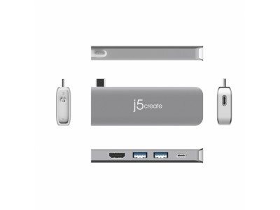 Док-станция j5create ULTRADRIVE Kit USB-C Multi-Display Modular Dock (JCD389)