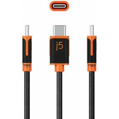 Кабель j5create USB-C to USB-C Sync & Charge Cable (JUCX24) Кабель j5create USB-C to USB-C Sync & Charge Cable (JUCX24)
