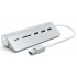 USB-хаб Satechi Aluminum USB 3.0 Hub & Card Reader (ST-3HCRS)