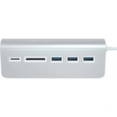 USB-хаб Satechi Aluminum USB 3.0 Hub & Card Reader (ST-3HCRS) USB-хаб Satechi Aluminum USB 3.0 Hub & Card Reader (ST-3HCRS)