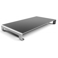 Подставка для ноутбука Satechi Aluminum Universal Aluminum Unibody Monitor Stand серая (ST-ASMSM)