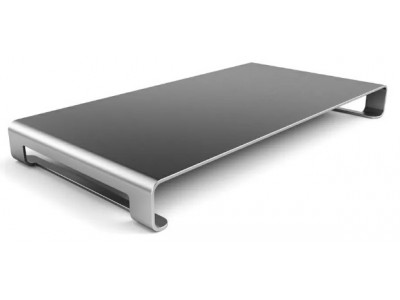 Подставка для ноутбука Satechi Aluminum Universal Aluminum Unibody Monitor Stand серая (ST-ASMSM)