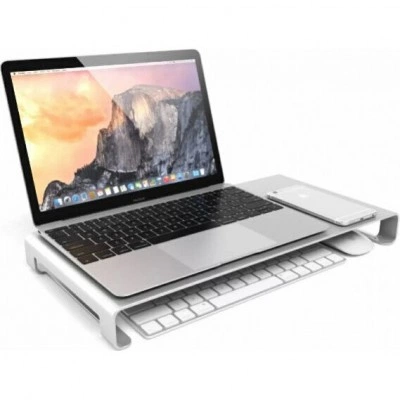 Подставка для ноутбука Satechi Aluminum Universal Aluminum Unibody Monitor Stand серебристая (ST-ASMSS) Подставка для ноутбука Satechi Aluminum Universal Aluminum Unibody Monitor Stand серебристая (ST-ASMSS)