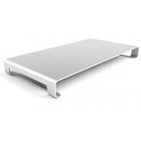 Подставка для ноутбука Satechi Aluminum Universal Aluminum Unibody Monitor Stand серебристая (ST-ASMSS)