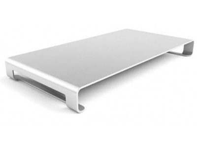 Подставка для ноутбука Satechi Aluminum Universal Aluminum Unibody Monitor Stand серебристая (ST-ASMSS)