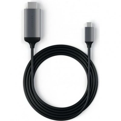 Кабель Satechi Type-C to 4K HDMI Cable Space Gray (ST-CHDMIM) Кабель Satechi Type-C to 4K HDMI Cable Space Gray (ST-CHDMIM)