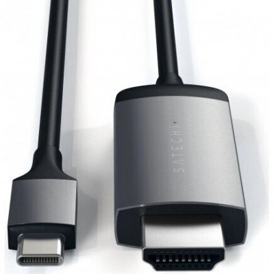 Кабель Satechi Type-C to 4K HDMI Cable Space Gray (ST-CHDMIM) Кабель Satechi Type-C to 4K HDMI Cable Space Gray (ST-CHDMIM)
