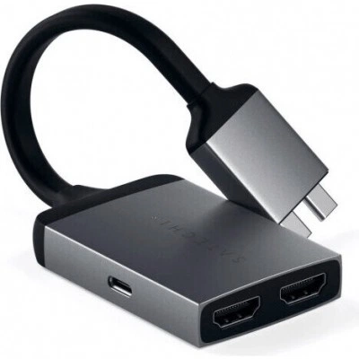 Адаптер Satechi Type-C Dual HDMI Adapter Grey (ST-TCDHAM)