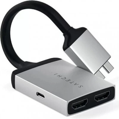 Адаптер Satechi Type-C Dual HDMI Adapter Silver (ST-TCDHAS)