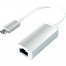 Адаптер Satechi Type-C to Gigabit Ethernet Adapter Silver (ST-TCENS)