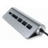 USB-хаб Satechi Type-C Aluminum USB Hub & Micro/SD Card Reader with Black Cable (ST-TCHCRM)