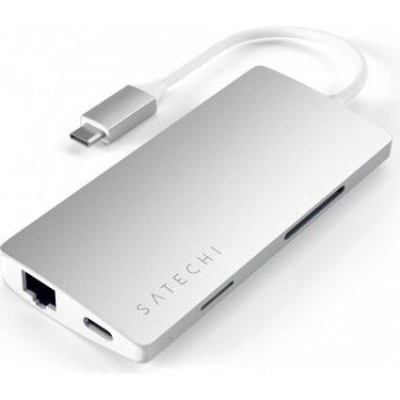 Док-станция Satechi Type-C Multi-Port Adapter 4K with Ethernet V2 Silver (ST-TCMA2S) Док-станция Satechi Type-C Multi-Port Adapter 4K with Ethernet V2 Silver (ST-TCMA2S)