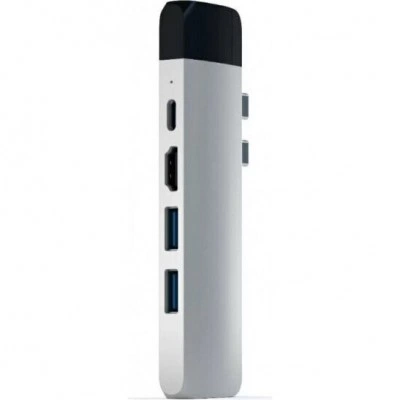 Док-станция Satechi Aluminum Type-C Pro Hub Adapter with Ethernet & 4K HDMI Silver (ST-TCPHES) Док-станция Satechi Aluminum Type-C Pro Hub Adapter with Ethernet & 4K HDMI Silver (ST-TCPHES)