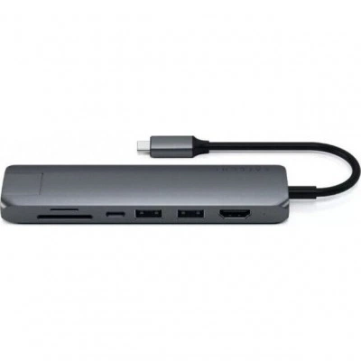 Док-станция Satechi Type-C Slim Multiport with Ethernet Adapter Grey (ST-UCSMA3M) Док-станция Satechi Type-C Slim Multiport with Ethernet Adapter Grey (ST-UCSMA3M)