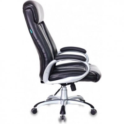 Кресло Бюрократ T-9922 черный Leather Venge Black (T-9922/BLACK-PU) Кресло Бюрократ T-9922 черный Leather Venge Black (T-9922/BLACK-PU)