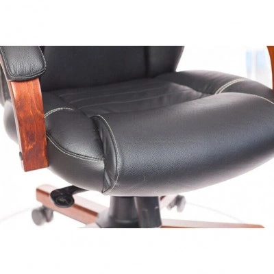 Кресло руководителя Бюрократ T-9923WALNUT черный кожа крестовина металл/дерево Кресло руководителя Бюрократ T-9923WALNUT черный кожа крестовина металл/дерево