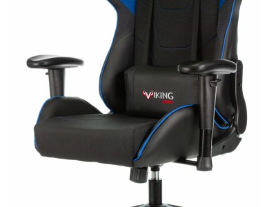 Кресло Zombie Viking 4 Aero черный/синий (VIKING-4-AERO-BLUE)