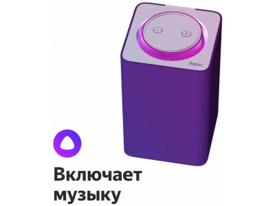 Умная колонка Яндекс Станция черная (YNDX-0001B)