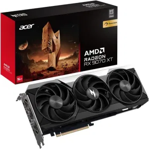 Видеокарта Acer Nitro Radeon RX 9070 XT 16GB · Radeon RX 9070 XT, 16 GB Видеокарта Acer Nitro Radeon RX 9070 XT 16GB · Radeon RX 9070 XT, 16 GB