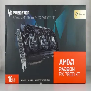 Видеокарта Acer Predator BiFrost Radeon RX 7800 XT OC · Radeon RX 7800 XT Видеокарта Acer Predator BiFrost Radeon RX 7800 XT OC · Radeon RX 7800 XT